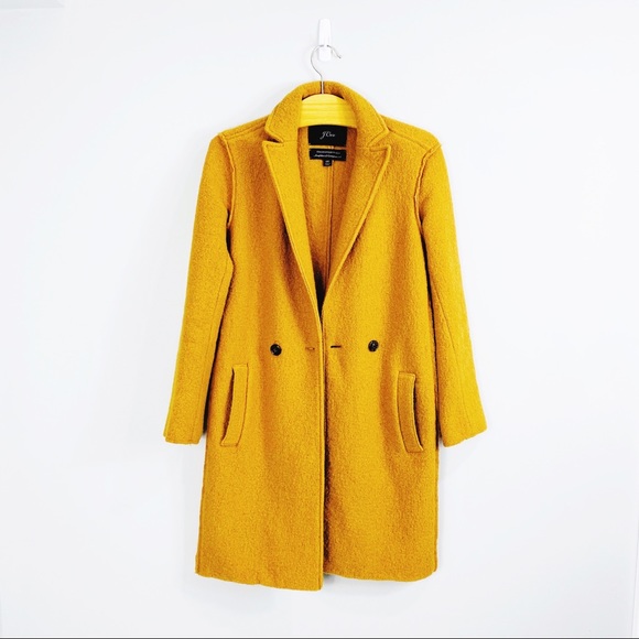 J.crew Italian Boiled Wool Coat Size 00